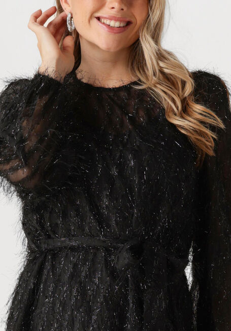 JANSEN AMSTERDAM Mini robe FF559 JURK en noir - large