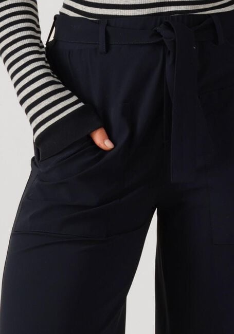 Donkerblauwe PENN & INK Wijde broek BOWIE - large