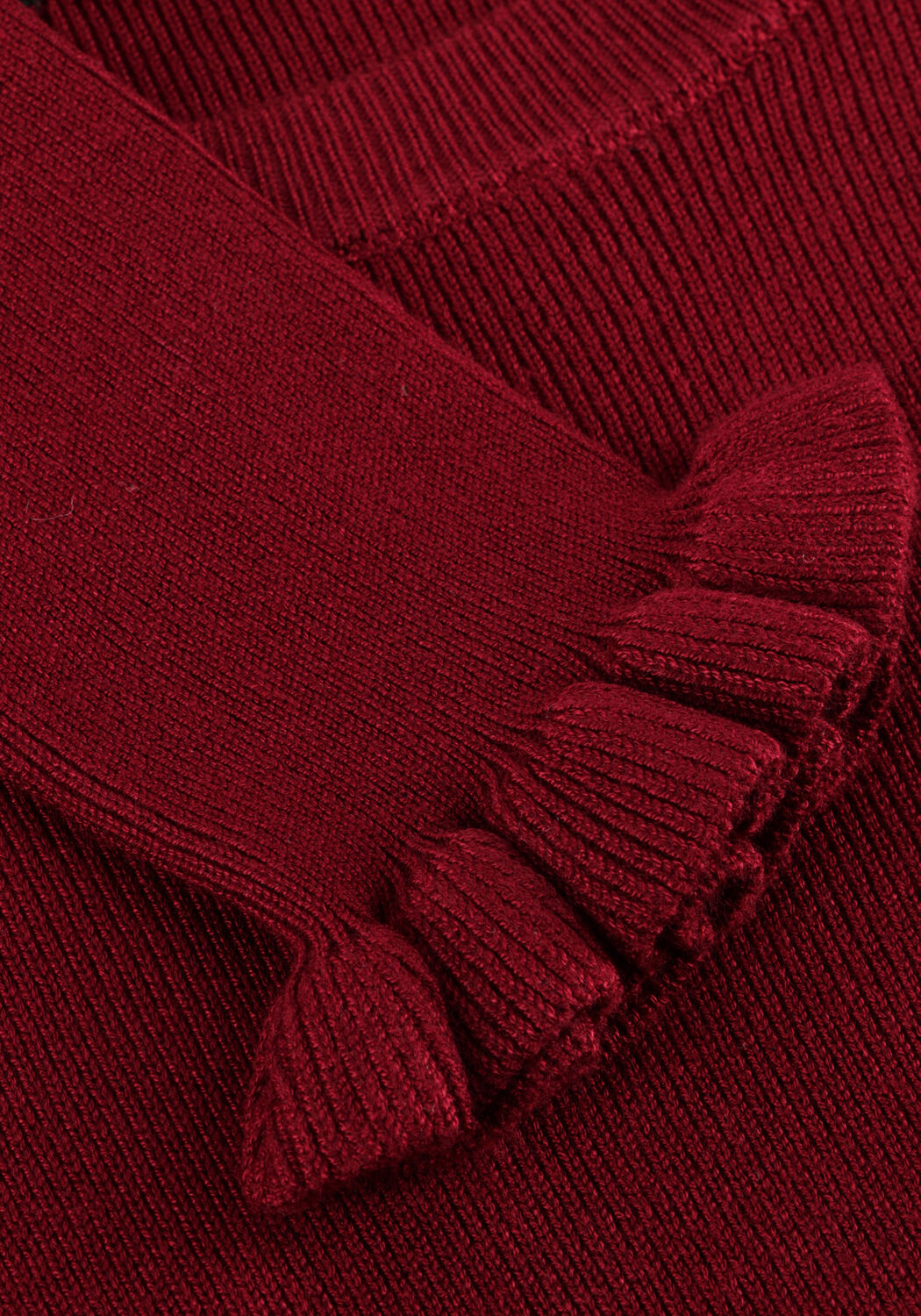 YDENCE Haut KNITTED TOP SHIRLEY Bordeaux - large