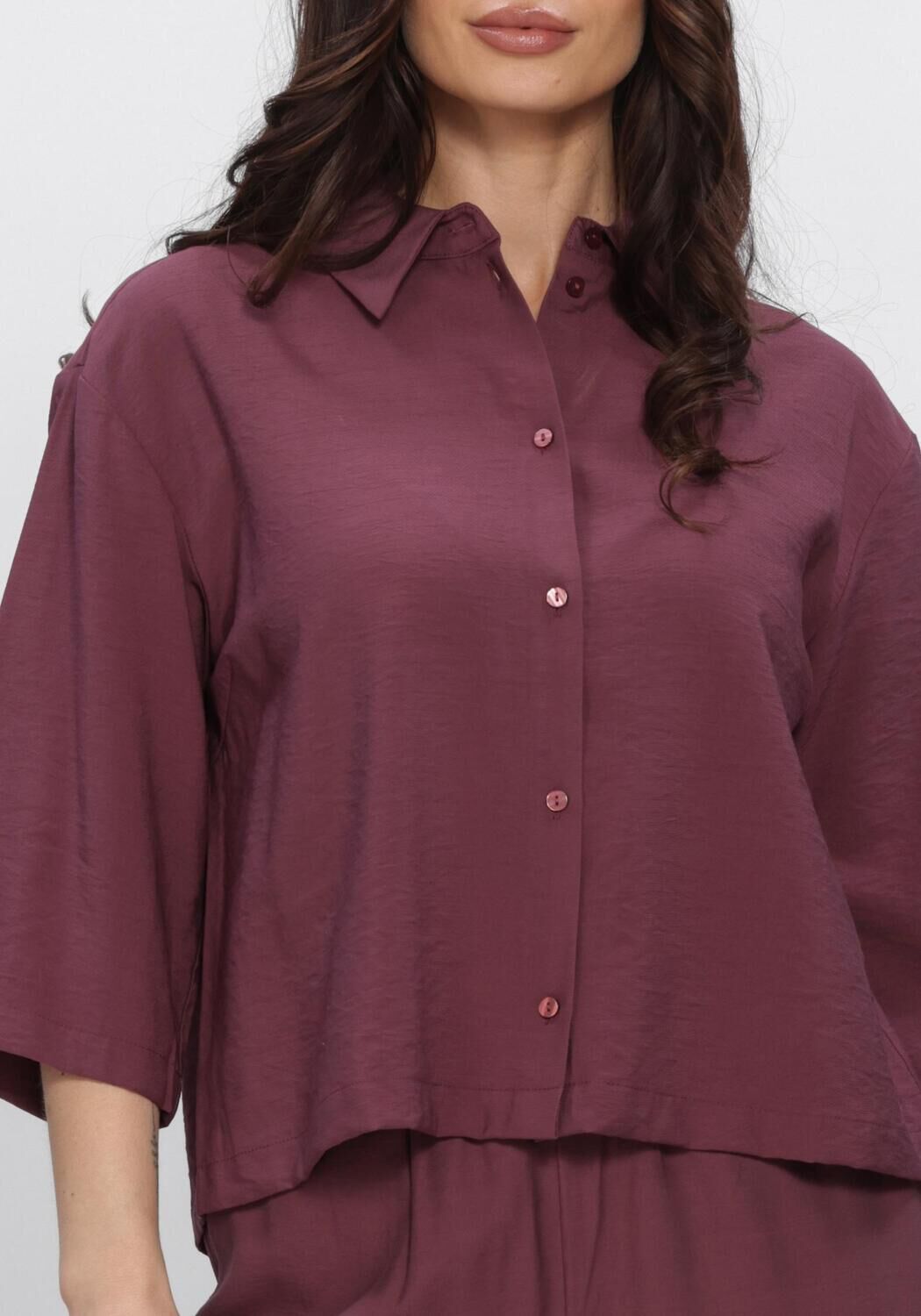 Bordeaux MODSTR&Ouml;M  NICKIMD SHIRT - large