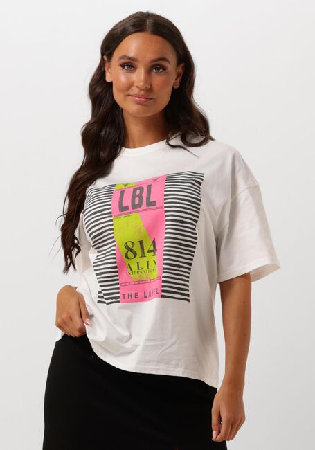 ALIX THE LABEL T-shirt LADIES KNITTED TRAVEL T-SHIRT en blanc - large