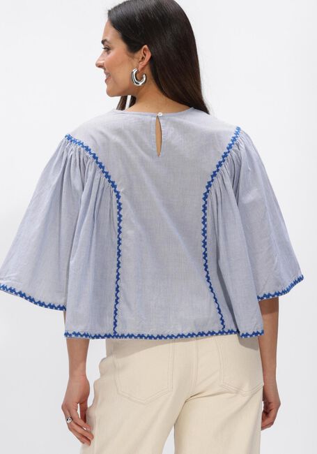 BY-BAR DAVIN PIN STRIPE BLOUSE Blouses en bleu - large