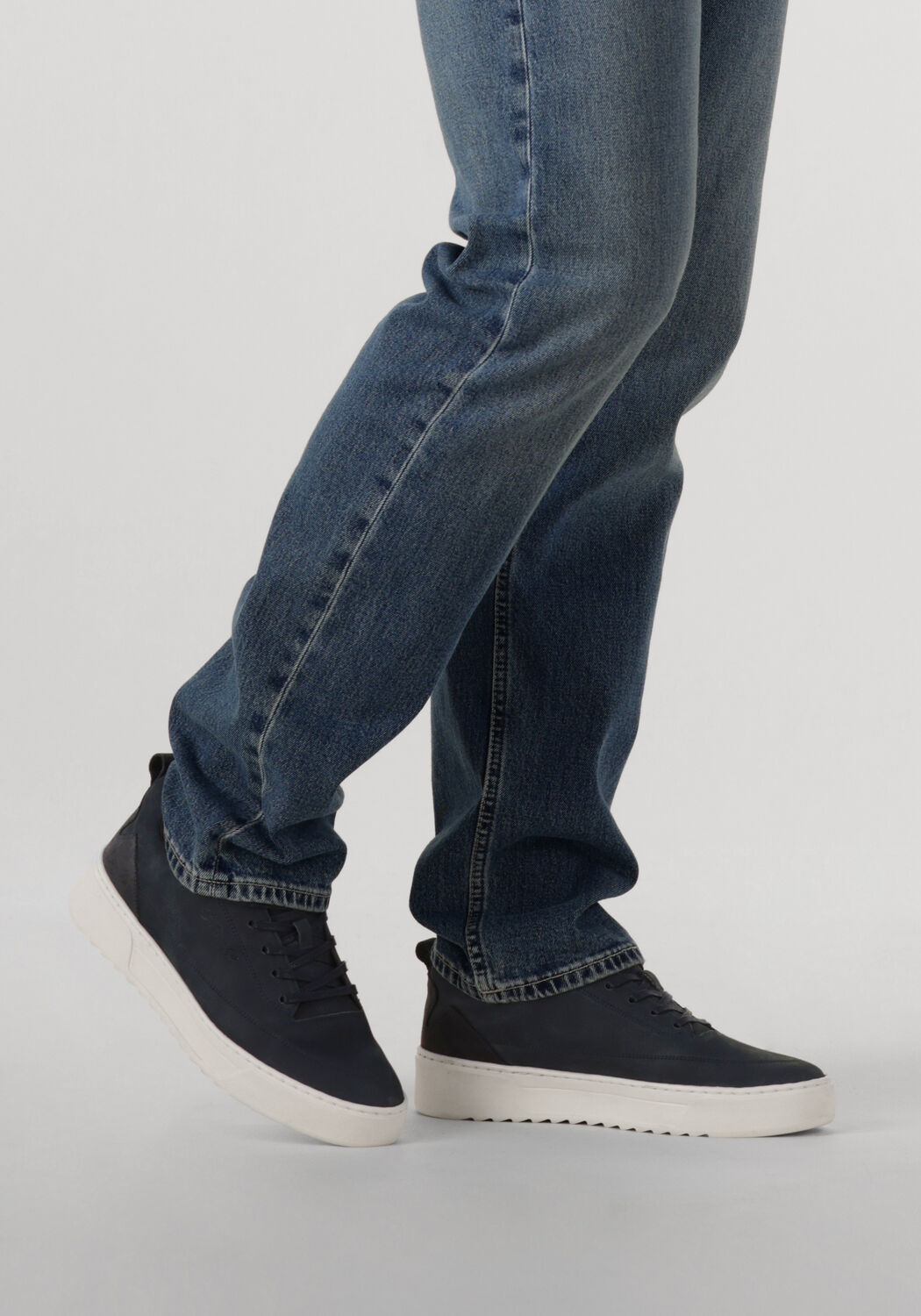 CYCLEUR DE LUXE Baskets basses TS3 Bleu fonc&eacute; - large