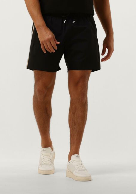 BOSS BLACK Shorts de bain ICONIC en noir - large