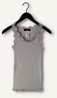 Grijze ROSEMUNDE Top SILK TOP W/ LACE Grijze ROSEMUNDE Top SILK TOP W/ LACE - medium