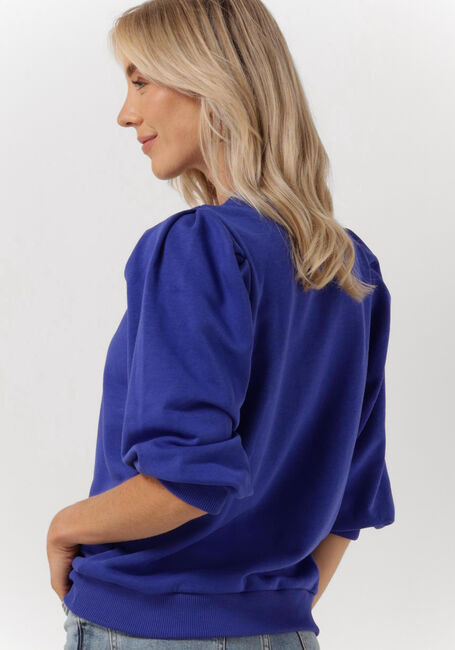 Blauwe MINUS Sweater MIKA 3/4 SLEEVE SWEAT - large