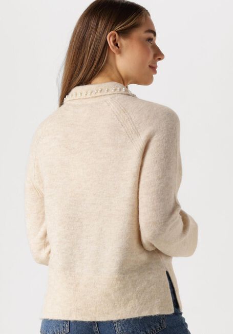 Beige Y.A.S. Trui YASNERIS LS KNIT PULLOVER - large