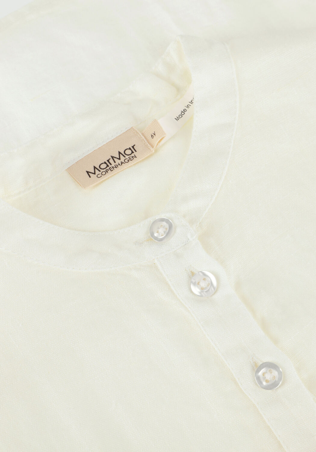 MARMAR COPENHAGEN Chemise d&eacute;contract&eacute; TOKYO en blanc - large
