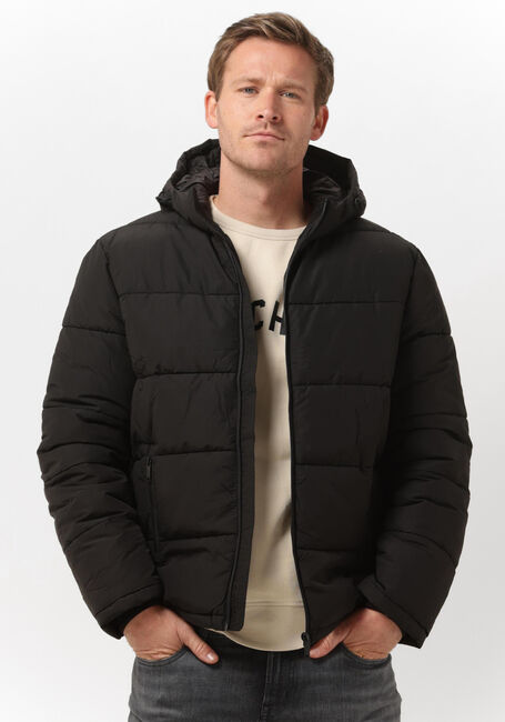 SELECTED HOMME Veste matelassé HARRY PUFFER JKT W en noir - large