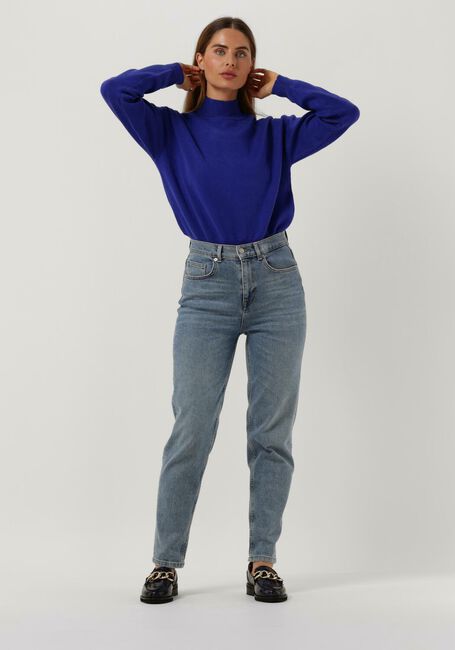 MINUS Pull JOSE KNIT TURTLENECK en bleu - large