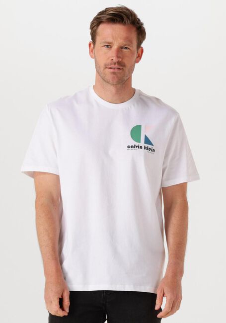 CALVIN KLEIN T-shirt SS 20S CK BHS LG GRP en blanc - large