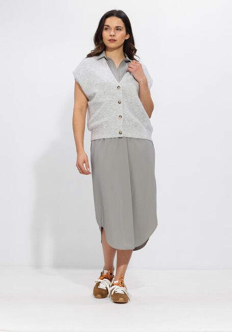 KNIT-TED Gilet MARBLE Bleu clair - large