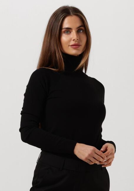 SUMMUM Col roulé SWEATER TURTLE NECK BASIC KNIT (7S5529) en noir - large