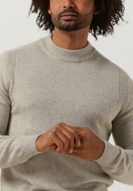 Lichtgrijze ANERKJENDT Trui AKRICO LAMBSWOOL KNIT - large