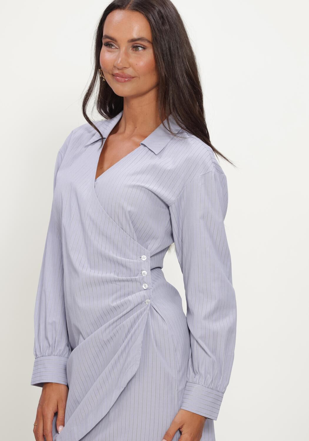 MODSTR&Ouml;M BRODIEMD DRESS Robes en bleu - large