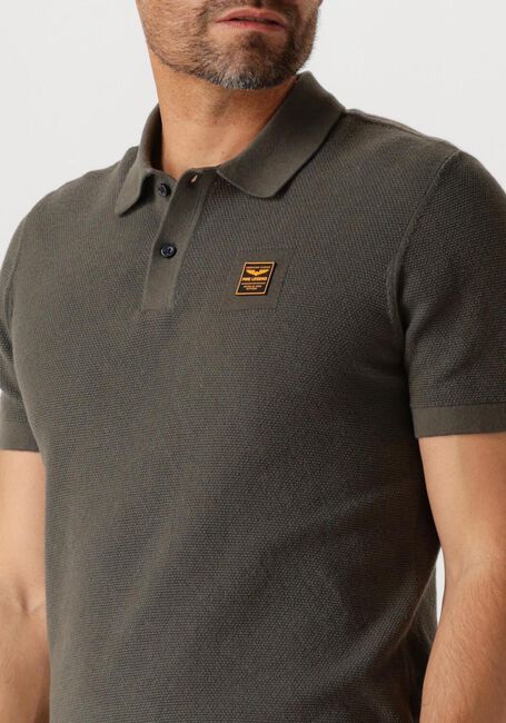 Groene PME LEGEND Polo SHORT SLEEVE POLO COTTON - large