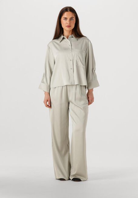 WITHBLACK WBLPADDIE SATEEN SHIRT Blouses Gris clair - large