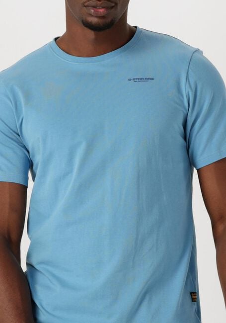 Blauwe G-STAR RAW T-shirt SLIM BASE R T S/S - large