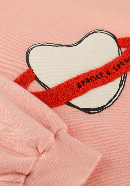 Roze Sproet & Sprout Sweater SWEATSHIRT HEART SATURN - large