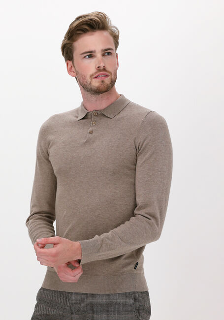 SAINT STEVE Polo BEREND en taupe - large