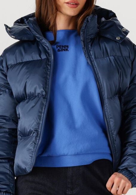 PENN & INK Parkas JACKET Bleu foncé - large