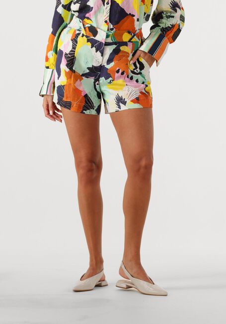 POM AMSTERDAM Pantalon courte PARADISE LINEN SHORT en multicolore - large