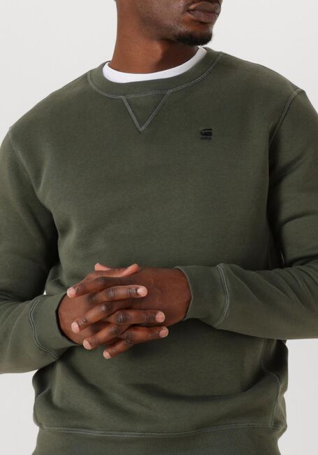 Donkergroene G-STAR RAW Sweater PREMIUM CORE R SW L/S - large