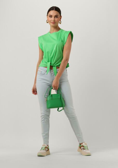 SCOTCH & SODA Haut RELAXED-FIT KNOTTED T-SHIRT en vert - large