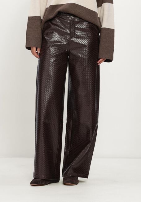 Bruine GRACE & MILA Wijde broek TROUSER - large