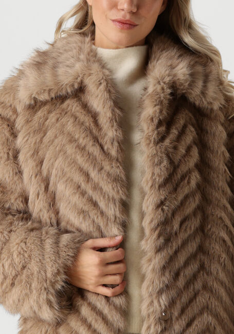 STAND STUDIO Manteau en fausse fourrure WYNTHER COAT en beige - large