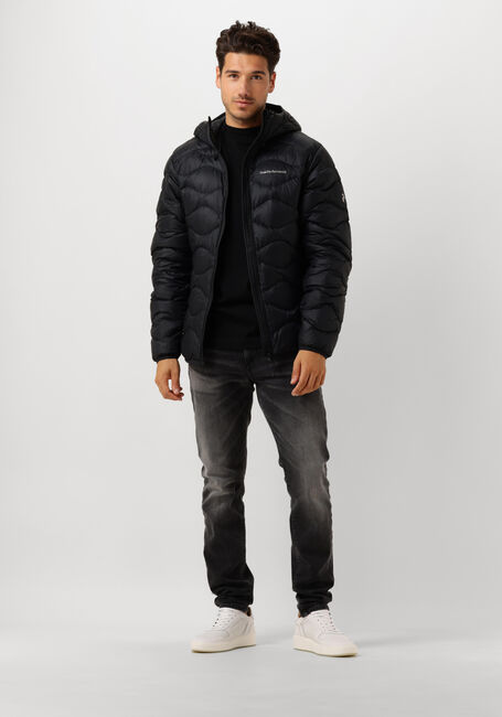 Zwarte PEAK PERFORMANCE Gewatteerde jas M HELIUM DOWN HOOD JACKET - large