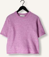 Roze SELECTED WOMEN T-shirt SLFMALINE-LILIANA 2/4 KNIT O-NECK Roze SELECTED WOMEN T-shirt SLFMALINE-LILIANA 2/4 KNIT O-NECK - medium