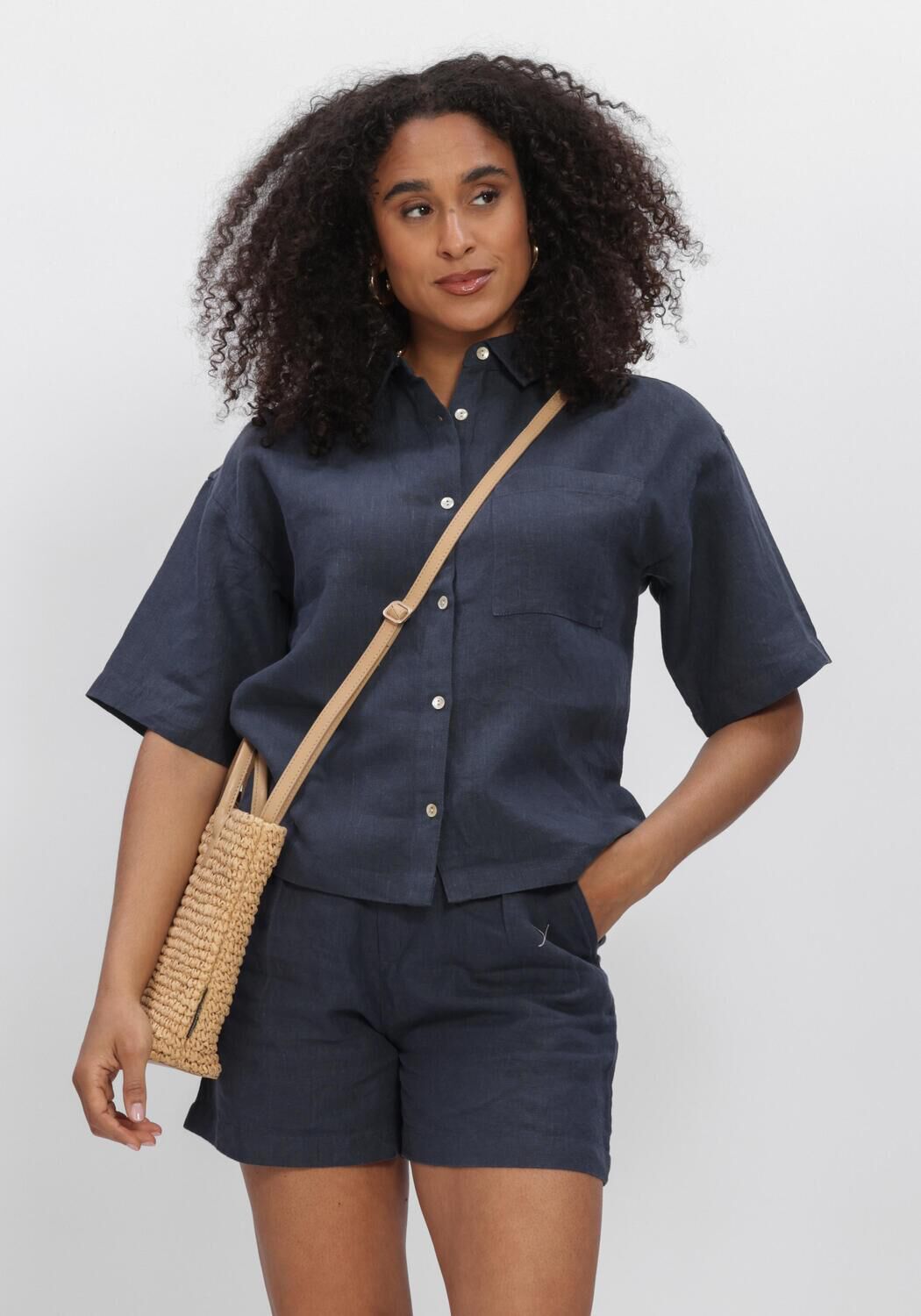 Blauwe CIRCLE OF TRUST  LIYA BLOUSE - large