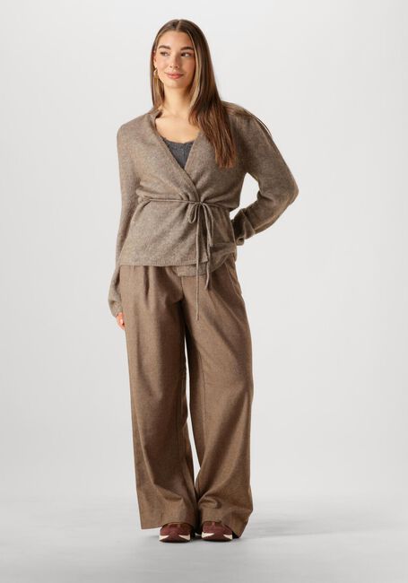 MSCH COPENHAGEN Gilet MSCHGUSTE HOPE WRAP CARDIGAN en marron - large