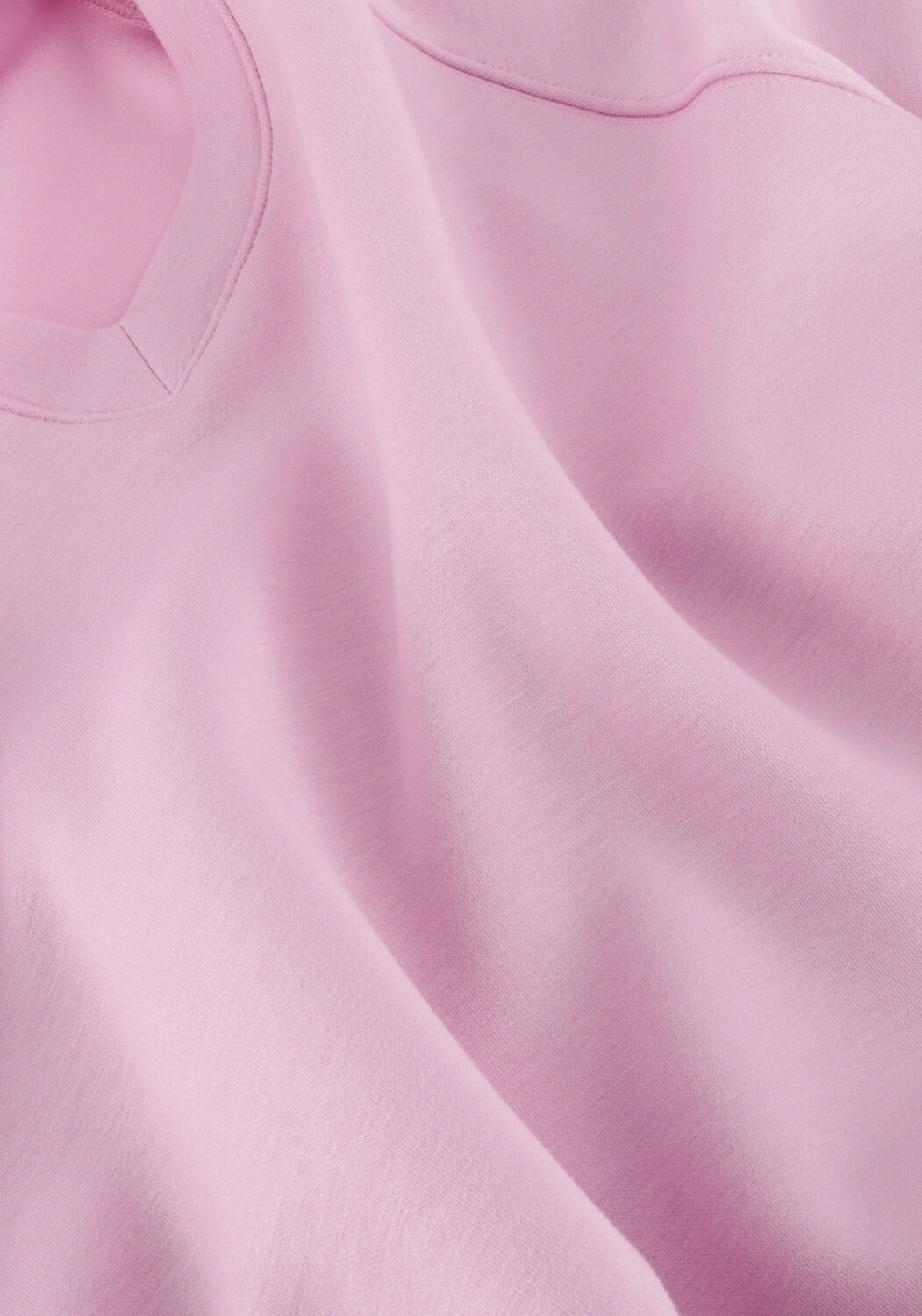 MSCH COPENHAGEN Pull NELINA IMA Q RAGLAN V NECK SWEATSHIRT Rose clair - large