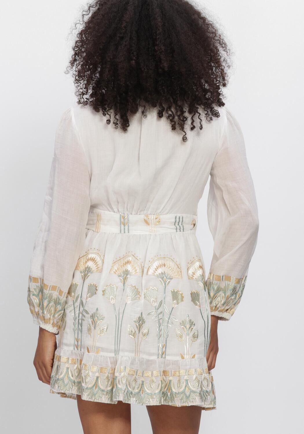 GREEK ARCHAIC KORI Mini robe S6K-4073174 en blanc - large