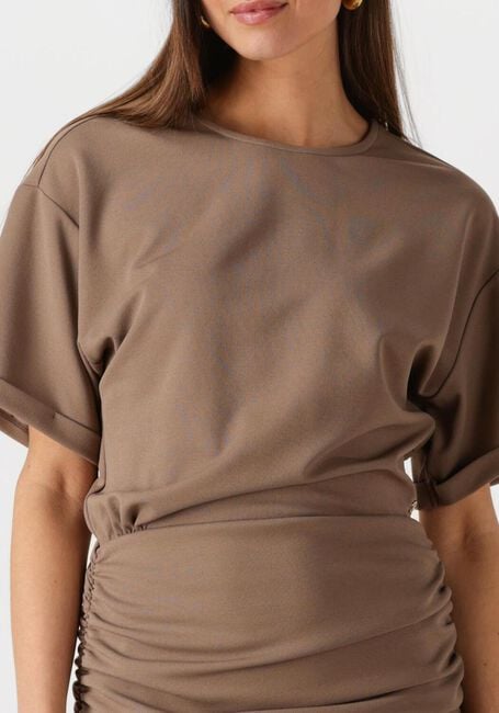 Bruine JOSH V Mini jurk DOMINIQUE - large