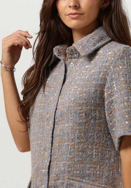 SECOND FEMALE Mini robe LILJE DRESS Sable - large