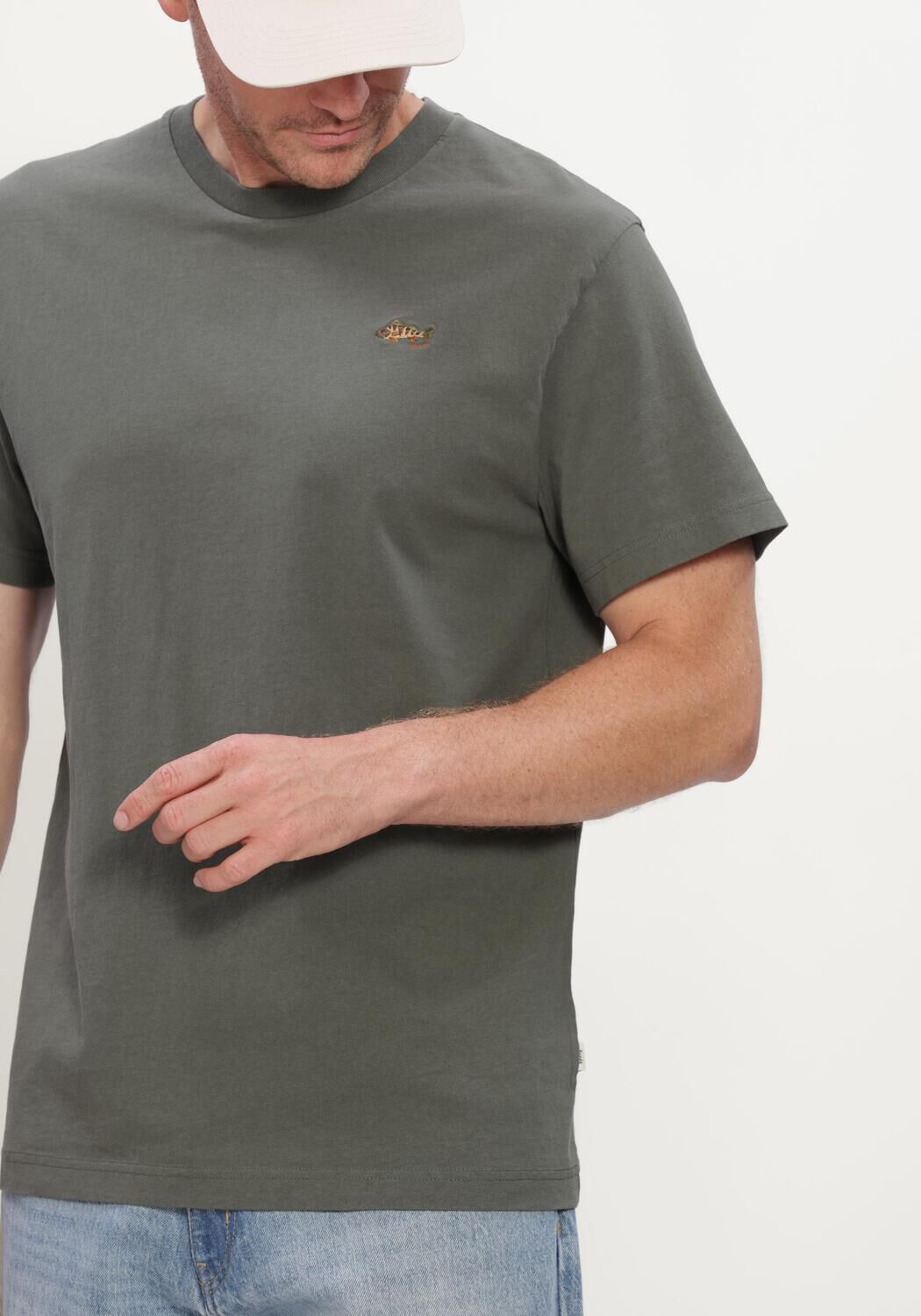 Groene FOR&Eacute;T T-shirt PERCH T-SHIRT - large