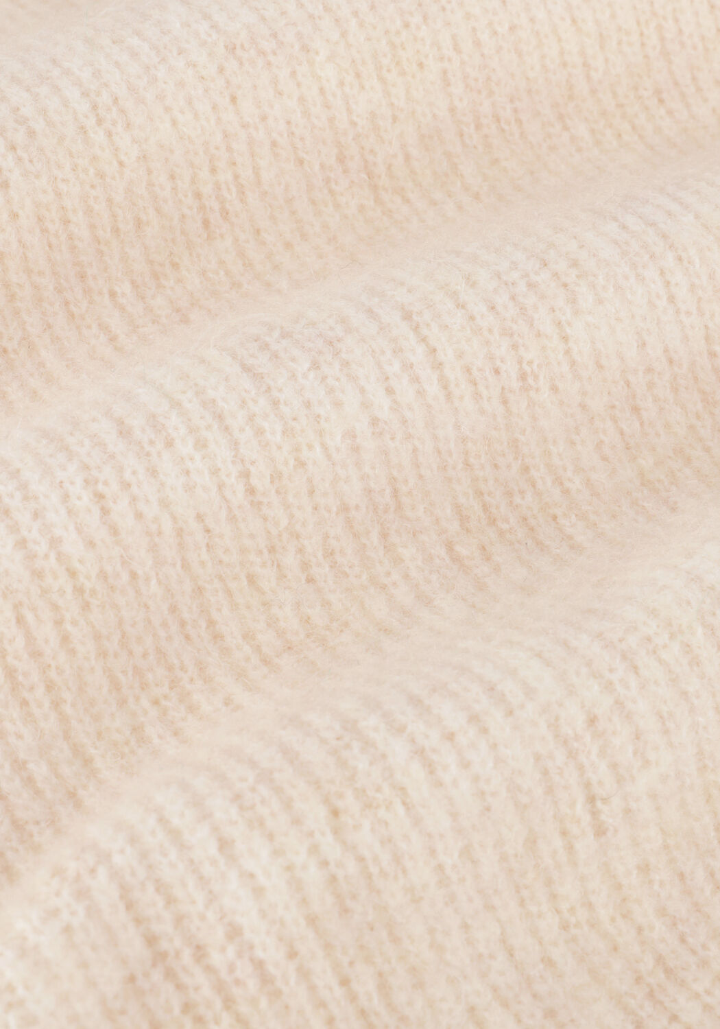 Beige SELECTED WOMEN Midi jurk SLFMALINE LS KNIT DRESSHIGH NECK - large