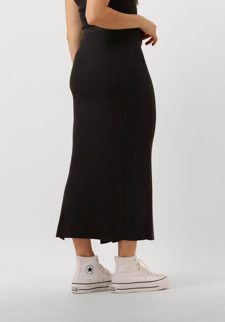 CALVIN KLEIN Jupe midi WOVEN LABEL SWEATER SKIRT en noir - large
