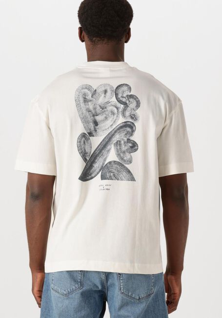 SELECTED HOMME T-shirt SLHRELAXWILL LICENSE SS O-NECK TEE Blanc - large