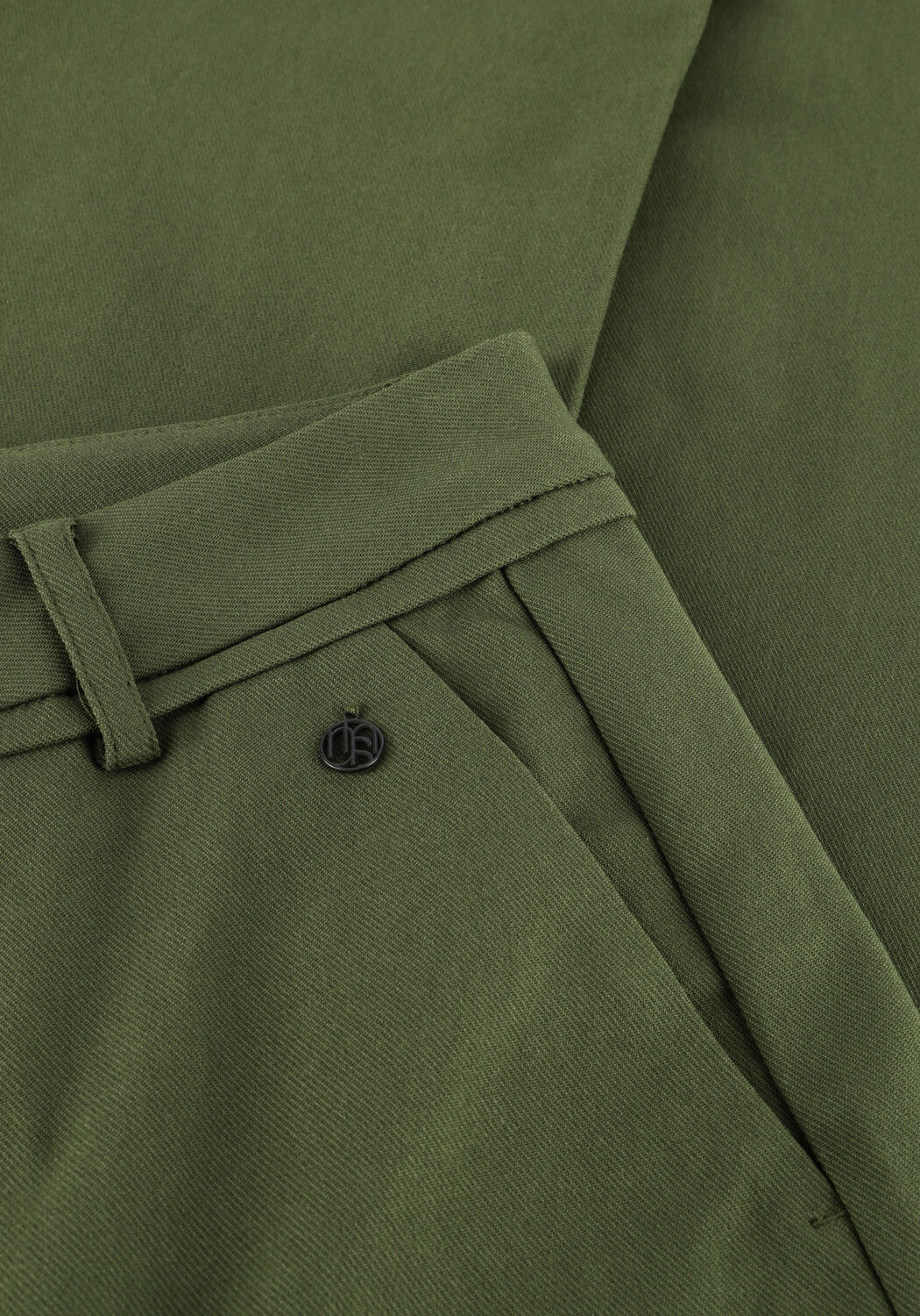 MINUS Pantalon &eacute;vas&eacute; CARMA FLARED PANT Vert fonc&eacute; - large