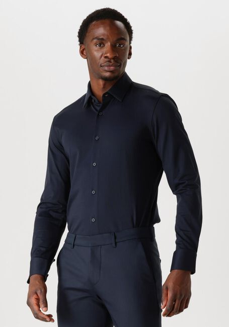 BOSS BLACK Chemise classique P-HANK-S-KENT-C1-222 Bleu foncé - large