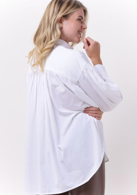 Gebroken wit BY-BAR  SARAH POPLIN BLOUSE - large