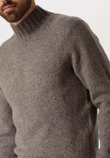PROFUOMO Col roulé PULLOVER MOCK NECK en marron - large