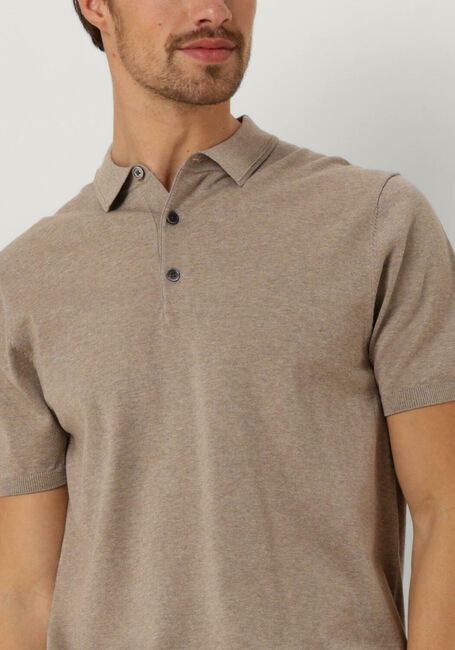 Beige PROFUOMO Polo POLO SHORT SLEEVE - large
