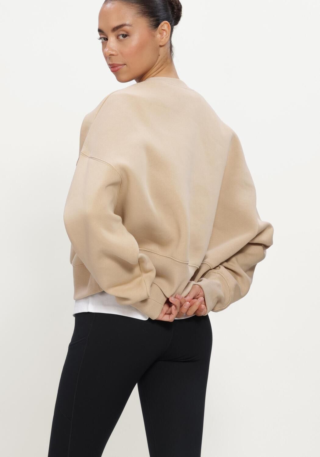 Beige NIKE Sweater NIKE SPORTSWEAR PHOENIX FLEECE - large