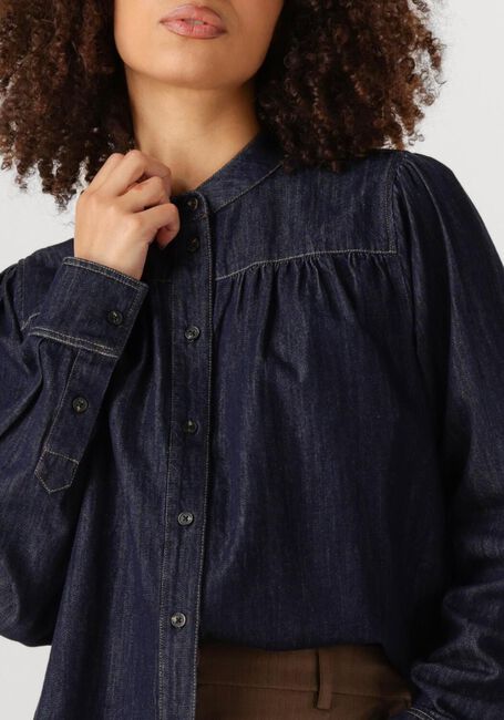 SECOND FEMALE DERA DENIM SHIRT Blouses en noir - large