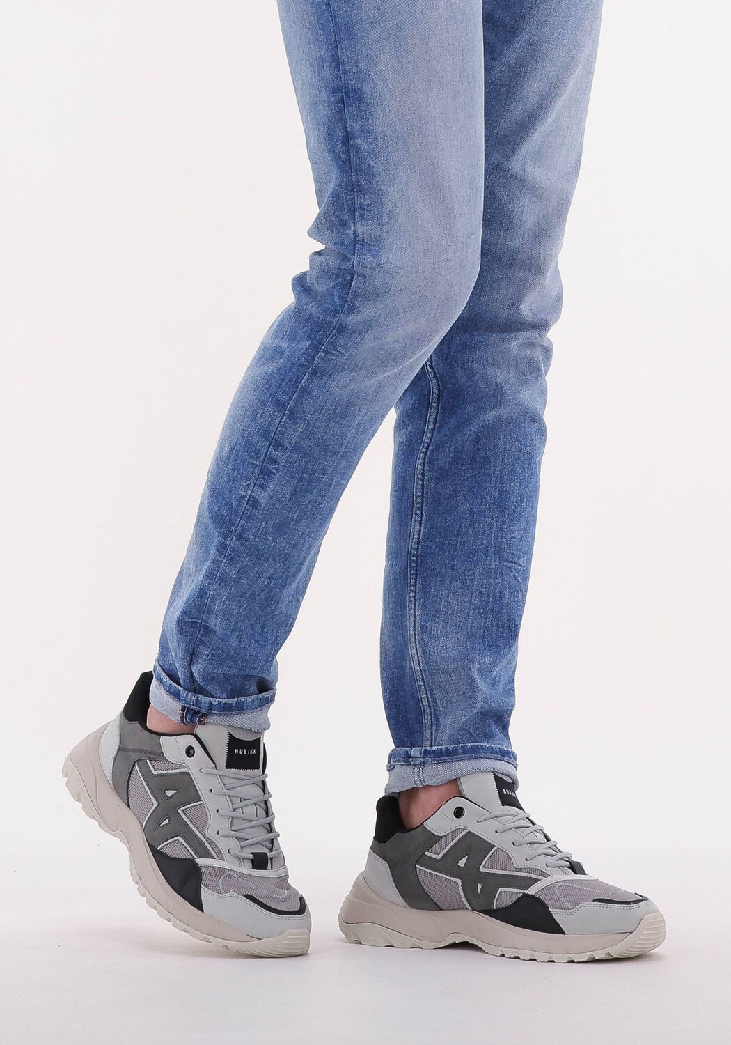 Grijze NUBIKK Sneakers ROSS TREK - large